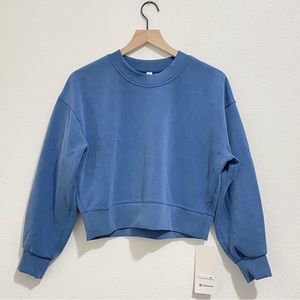 lululemon athletica Classic Blue Crewneck